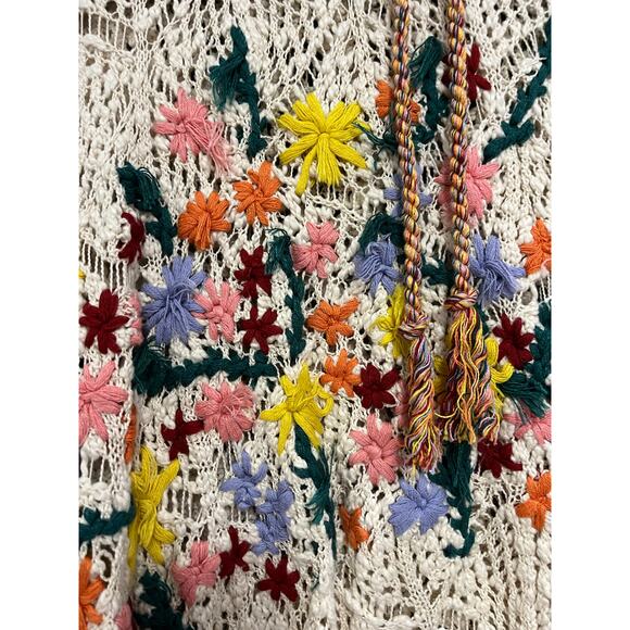 Free People Wild Meadow Crochet Pullover Sweater - Picture 5 of 5